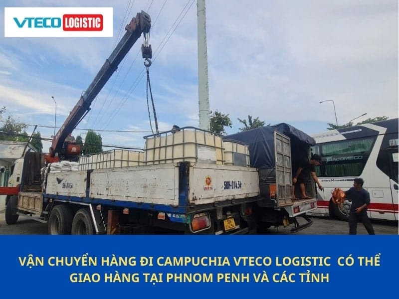 Vận chuyển hàng đi Campuchia Vteco Logistic có thể giao hàng tại Phnom Penh và các tỉnh