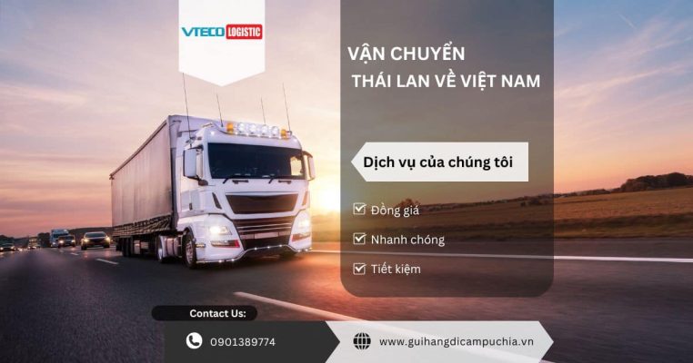 Vận chuyển hàng từ Thái Lan về Việt Nam